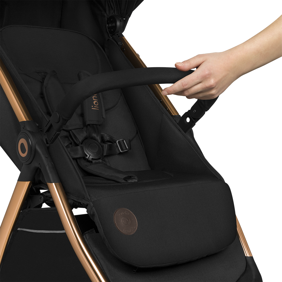 baby stroller product view 6 Lionelo Ingrid Black Onyx