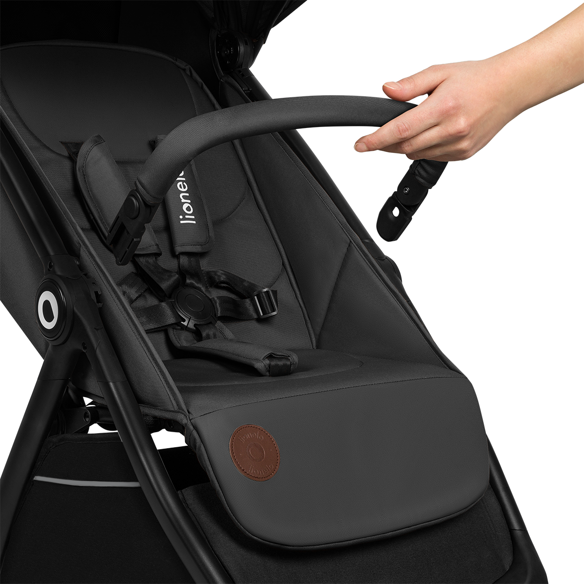 baby stroller product view 6 Lionelo Ingrid Grey Stone