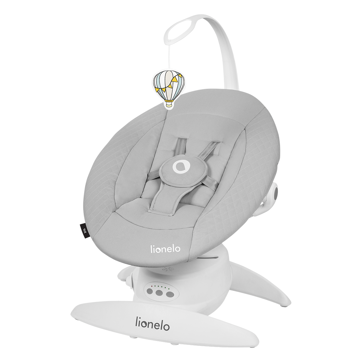 baby bouncer or rocker Lionelo Iris Grey Concrete
