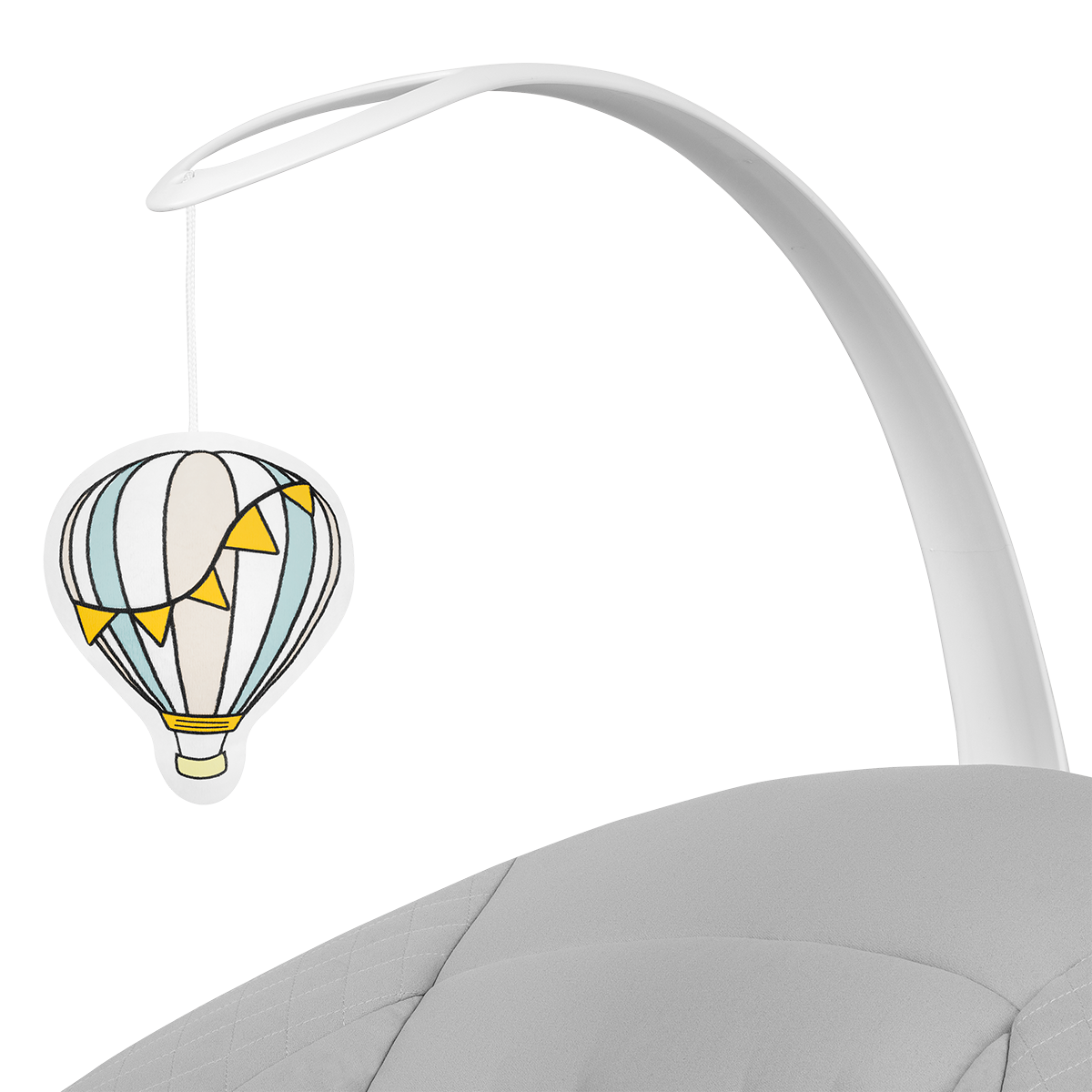 baby bouncer or rocker product view 6 Lionelo Iris Grey Concrete