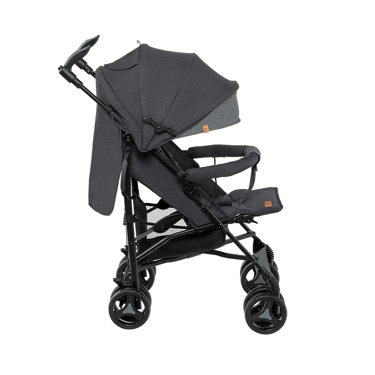 baby stroller product view 3 Lionelo Irma Black Dark Grey