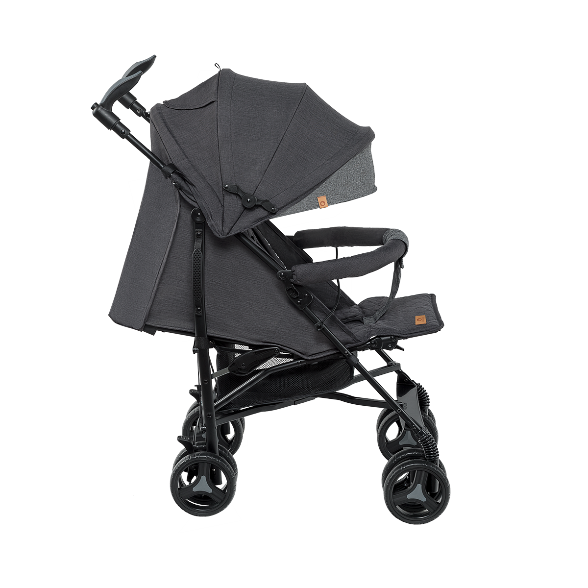 baby stroller product view 4 Lionelo Irma Black Dark Grey