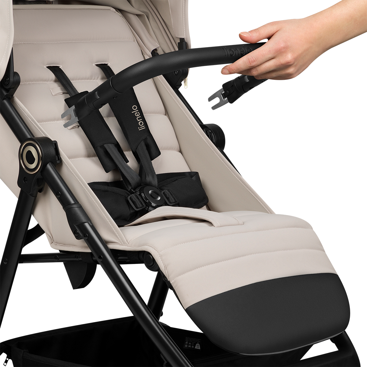 baby stroller product view 8 Lionelo Iva Beige Sand