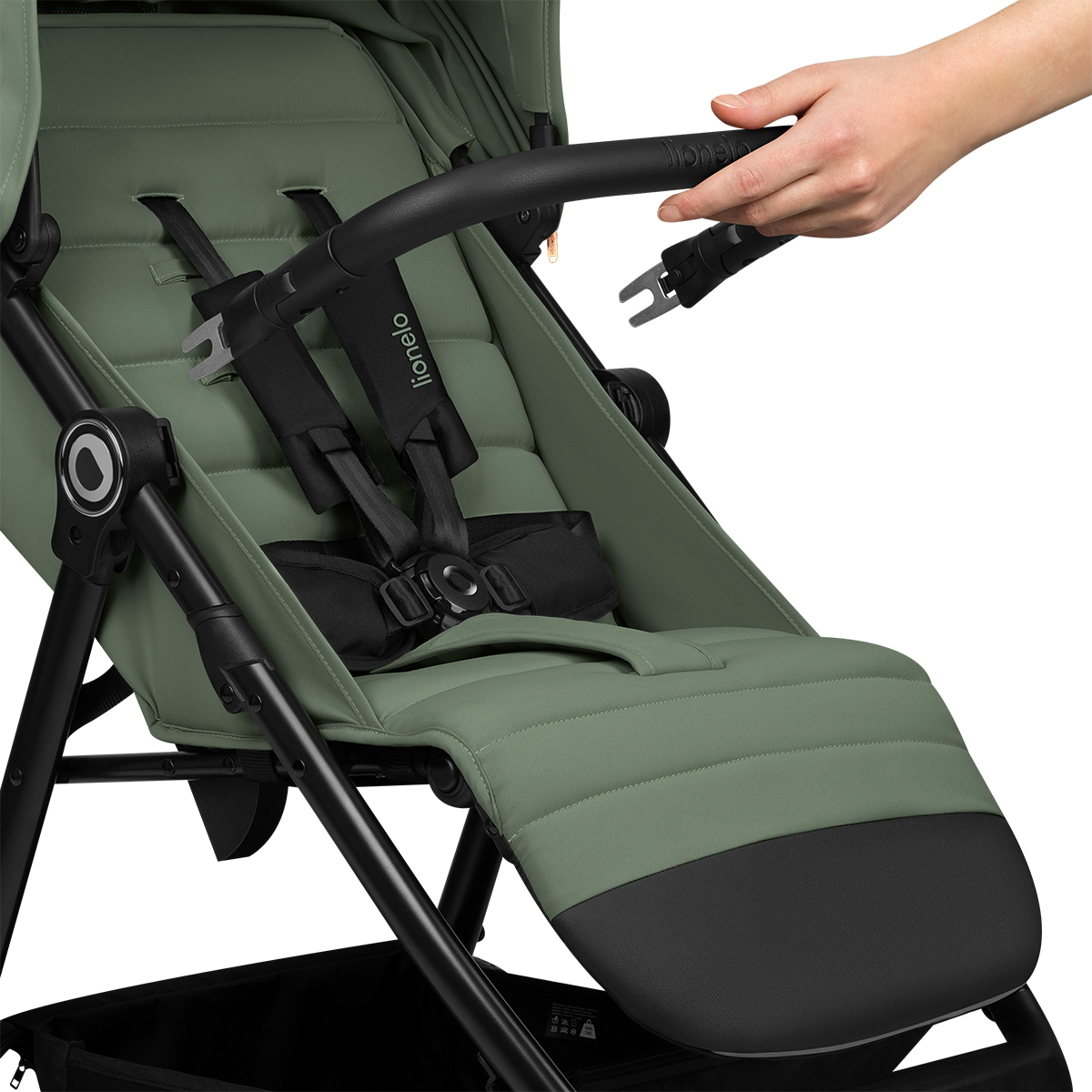 baby stroller product view 8 Lionelo Iva Green Forest
