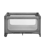 travel cot folded view Lionelo Jasmin Easy Fold Grey Stone