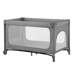 travel cot folded view Lionelo Jasmin Easy Fold Grey Stone