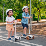 children's scooter product view 2 Lionelo Jessy Grey Brown