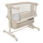bedside crib product view 5 Lionelo Jodie Beige Cream