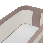 bedside crib product view 6 Lionelo Jodie Beige Taupe