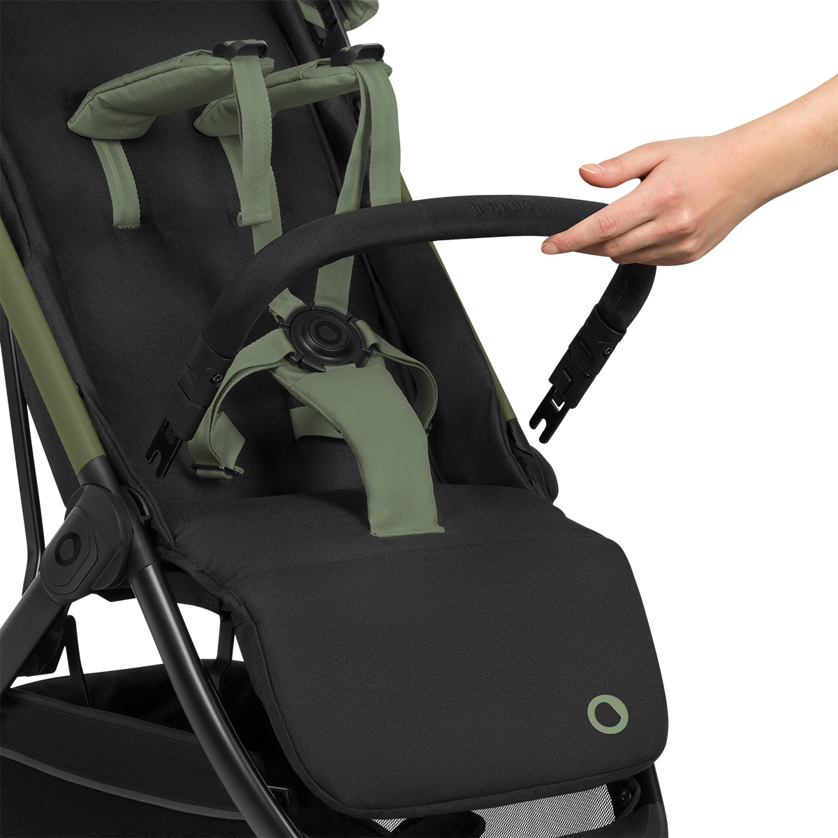 baby stroller product view 6 Lionelo Julie Air Green Sage