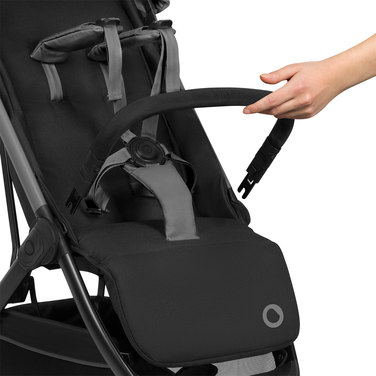 baby stroller product view 5 Lionelo Julie Air Grey Stone