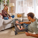 baby bouncer or rocker product view 2 Lionelo June Air Grey Graphite