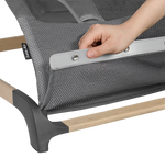 baby bouncer or rocker product view 7 Lionelo June Air Grey Graphite