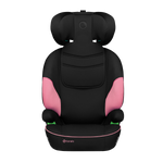 i-Size booster car seat product view 2 Lionelo Lars i-Size Pink Baby