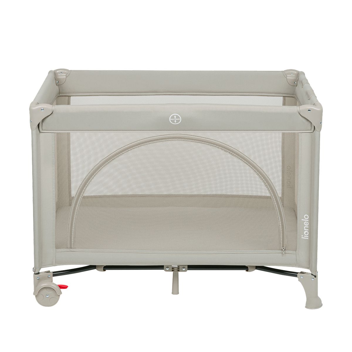 bedside crib Lionelo Laura Beige Sand