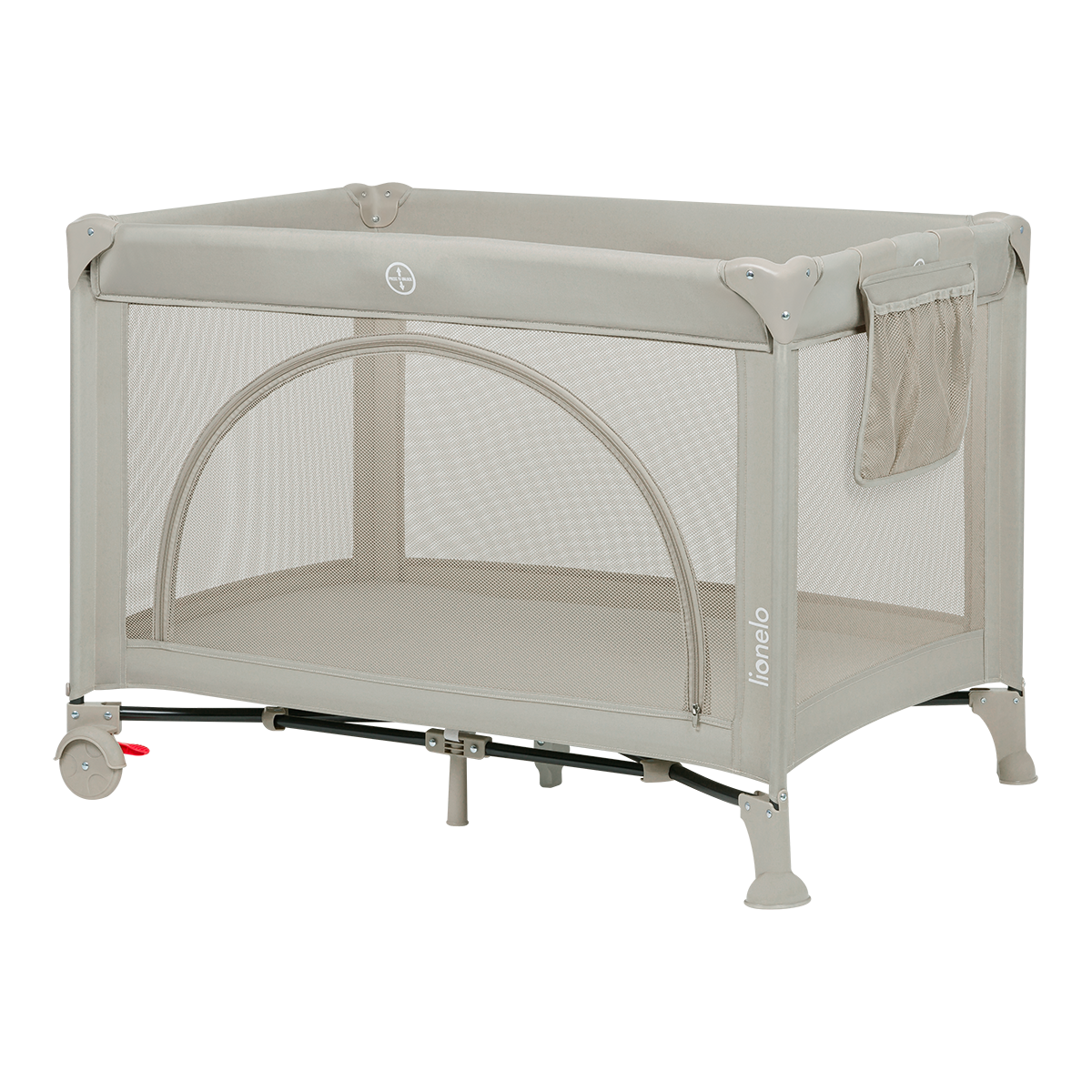 bedside crib product view 3 Lionelo Laura Beige Sand