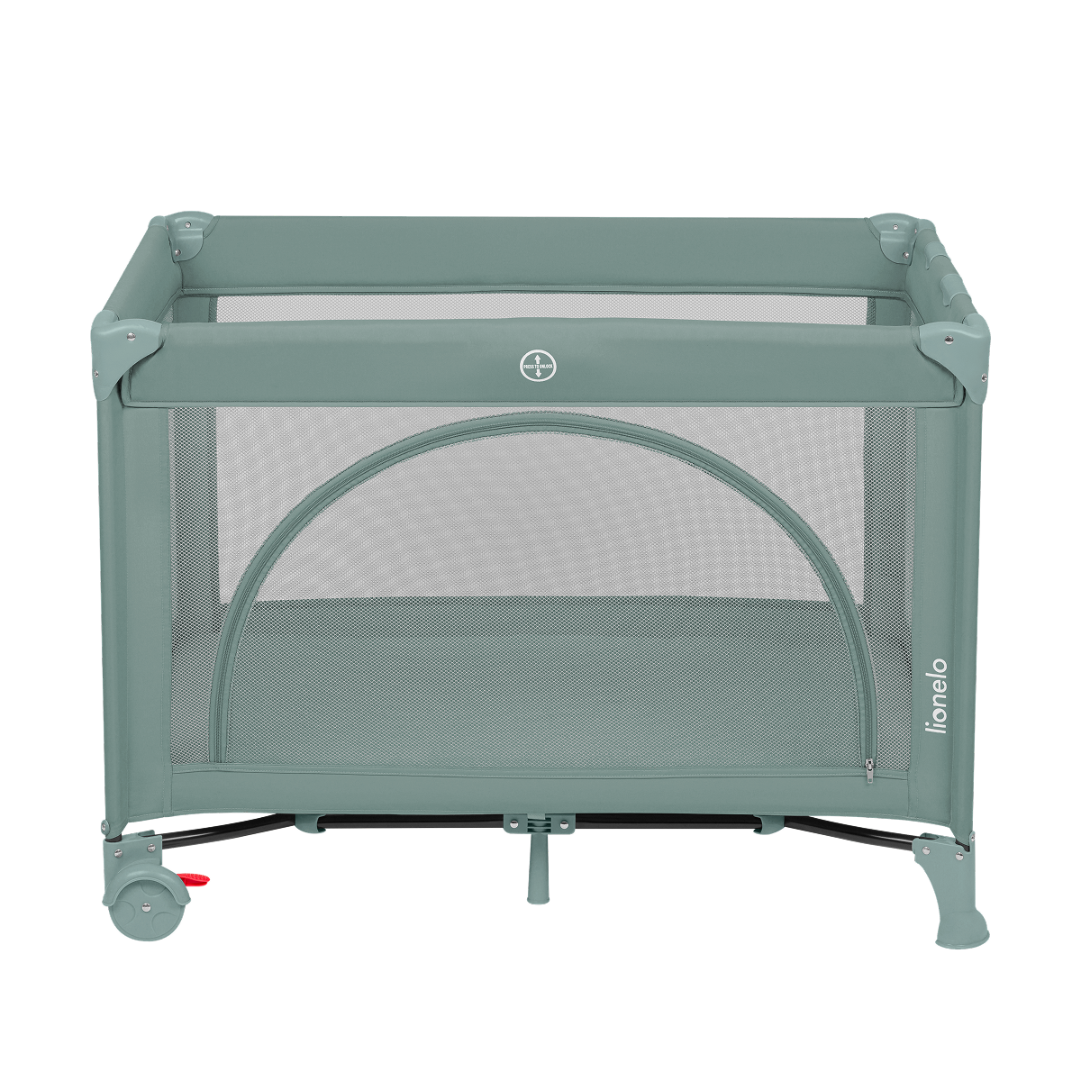 bedside crib Lionelo Laura Green Sage