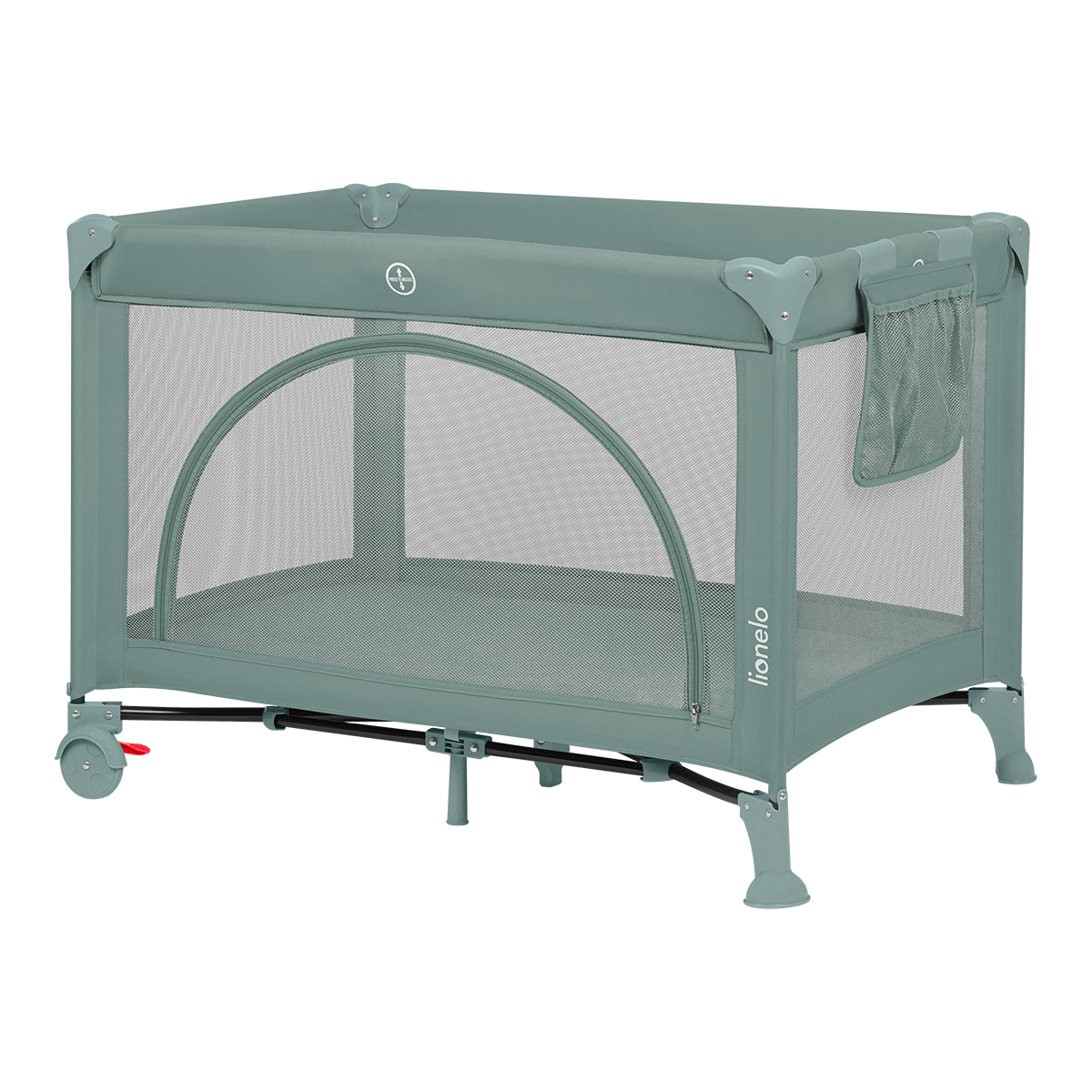 bedside crib product view 3 Lionelo Laura Green Sage