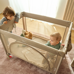 bedside crib product view 4 Lionelo Laura Grey Concrete