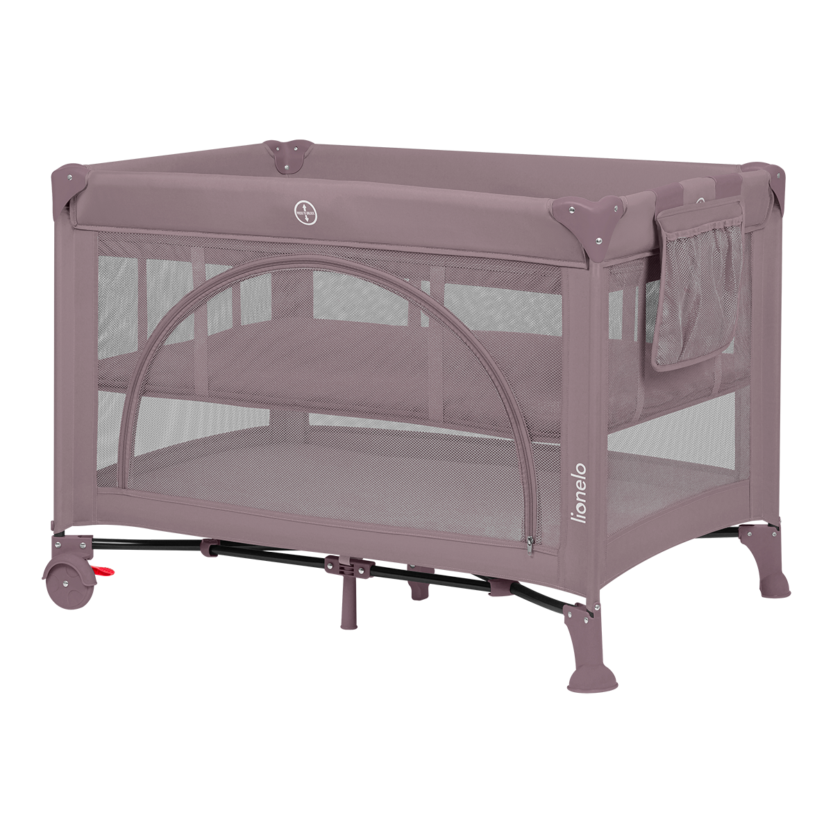 bedside crib product view 6 Lionelo Laura Pink Nude