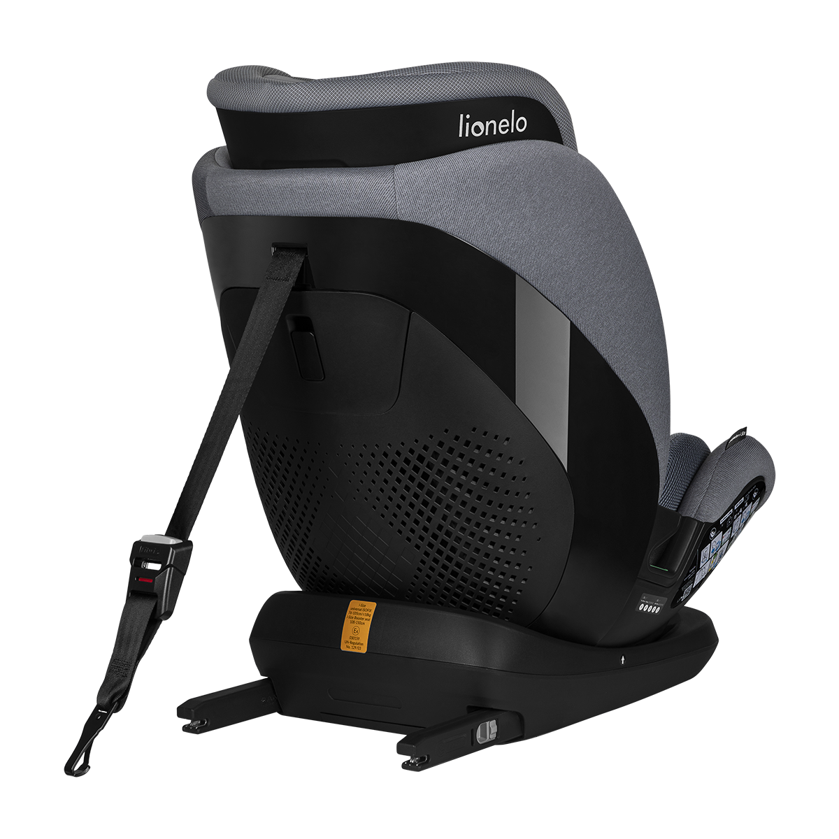 i-Size convertible car seat product view 4 Lionelo Lavender i-Size Grey Stone