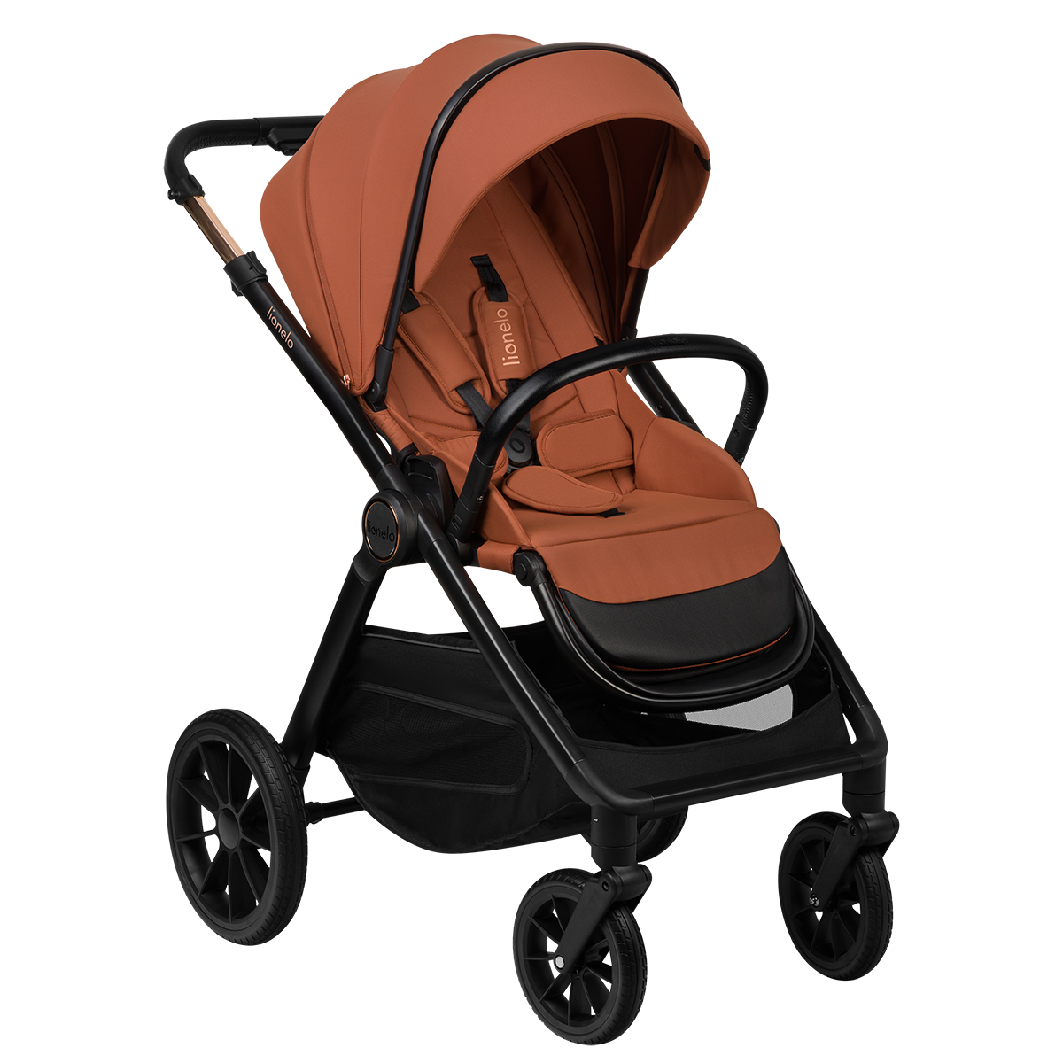 2-in-1 stroller product view 3 Lionelo Layla 2-in-1 Brown Rust