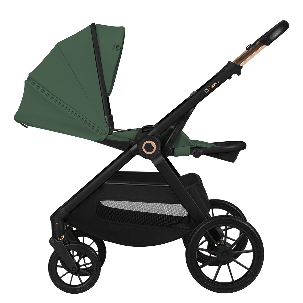 2-in-1 stroller product view 4 Lionelo Layla 2-in-1 Green Forest