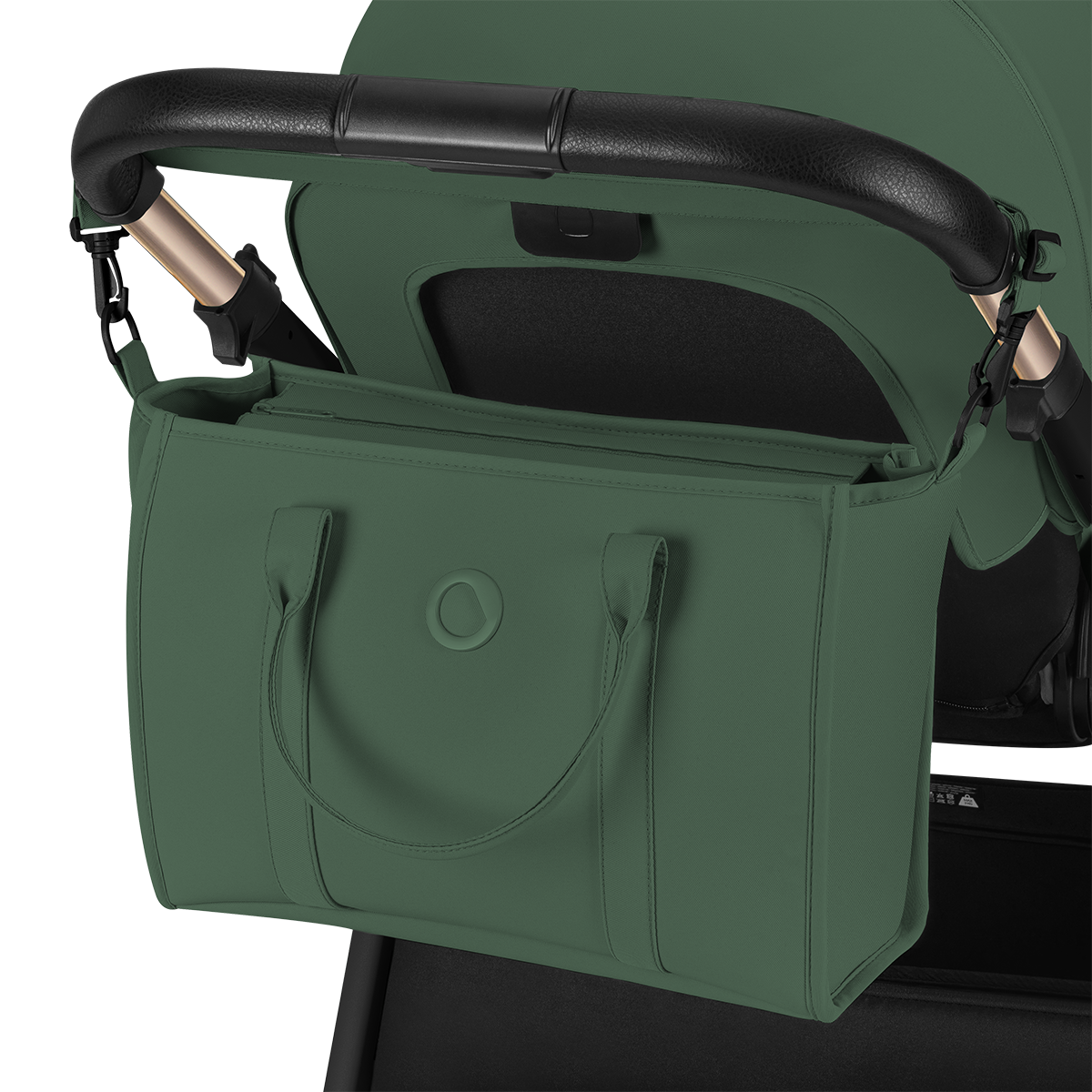 2-in-1 stroller product view 5 Lionelo Layla 2-in-1 Green Forest