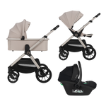 3-in-1 stroller with carrycot, stroller seat and car seat Lionelo Layla 3-in-1 Beige Sand