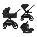 3-in-1 stroller with carrycot, stroller seat and car seat Lionelo Layla 3-in-1 Black Onyx