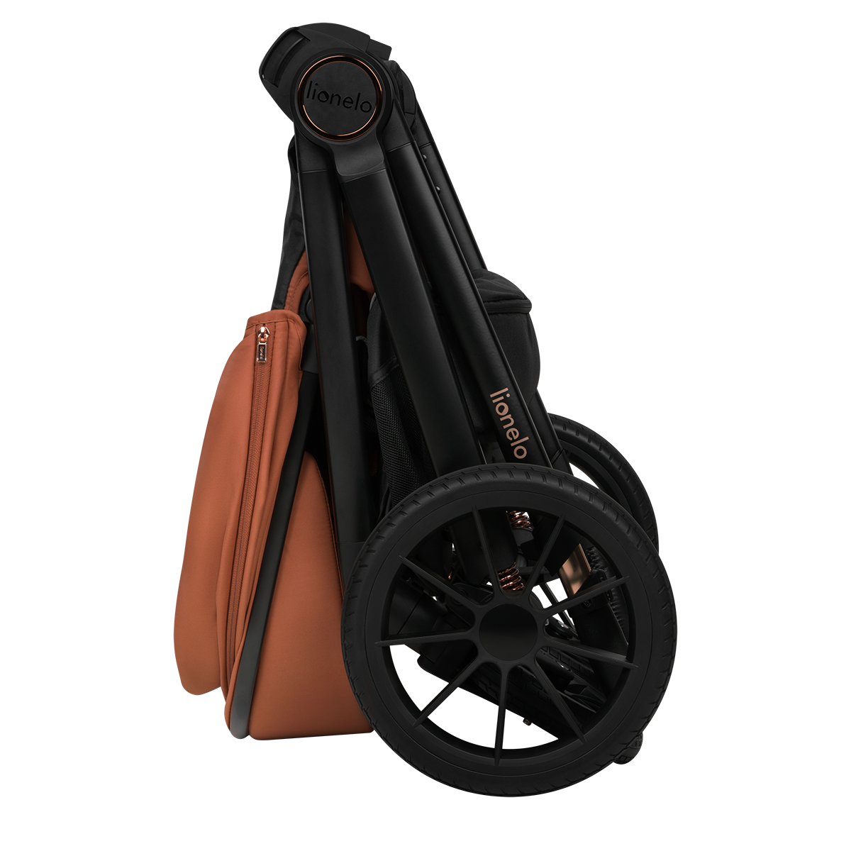 3-in-1 stroller product view 9 Lionelo Layla 3-in-1 Brown Rust