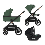 3-in-1 stroller with carrycot, stroller seat and car seat Lionelo Layla 3-in-1 Green Forest