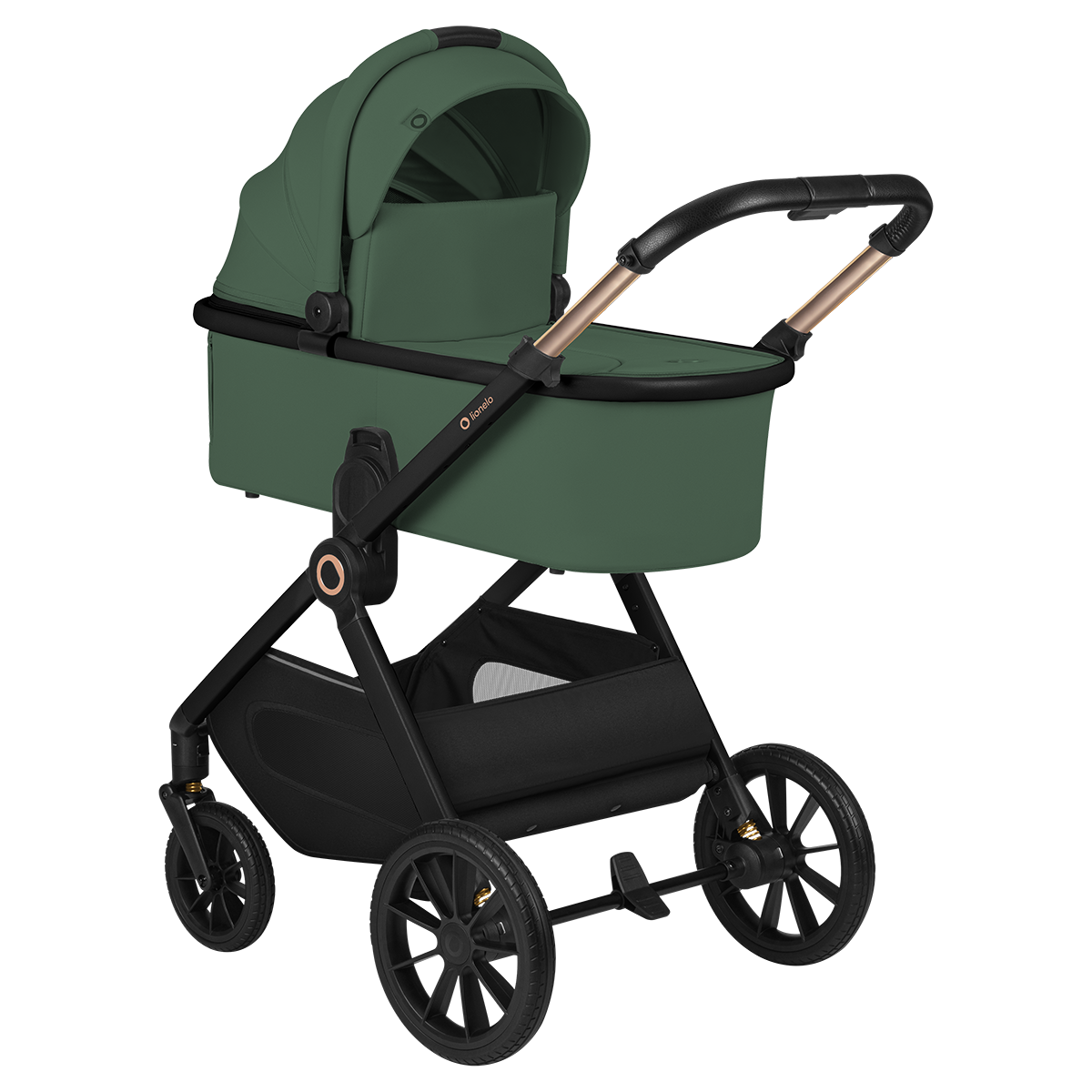 3-in-1 stroller product view 4 Lionelo Layla 3-in-1 Green Forest