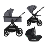 3-in-1 stroller with carrycot, stroller seat and car seat Lionelo Layla 3-in-1 Grey Stone