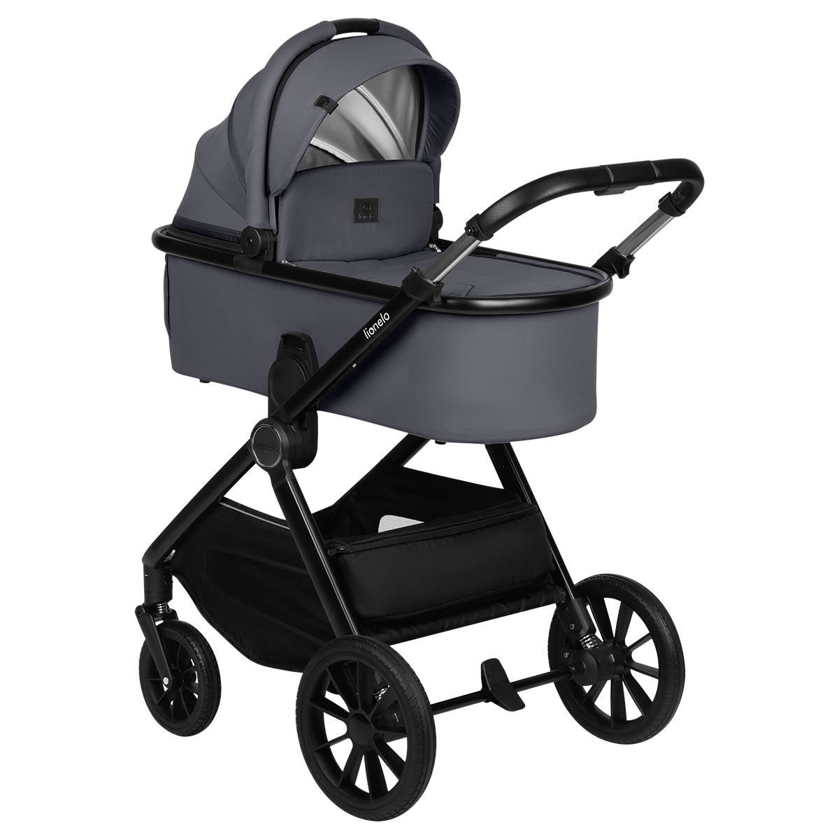 3-in-1 stroller product view 4 Lionelo Layla 3-in-1 Grey Stone
