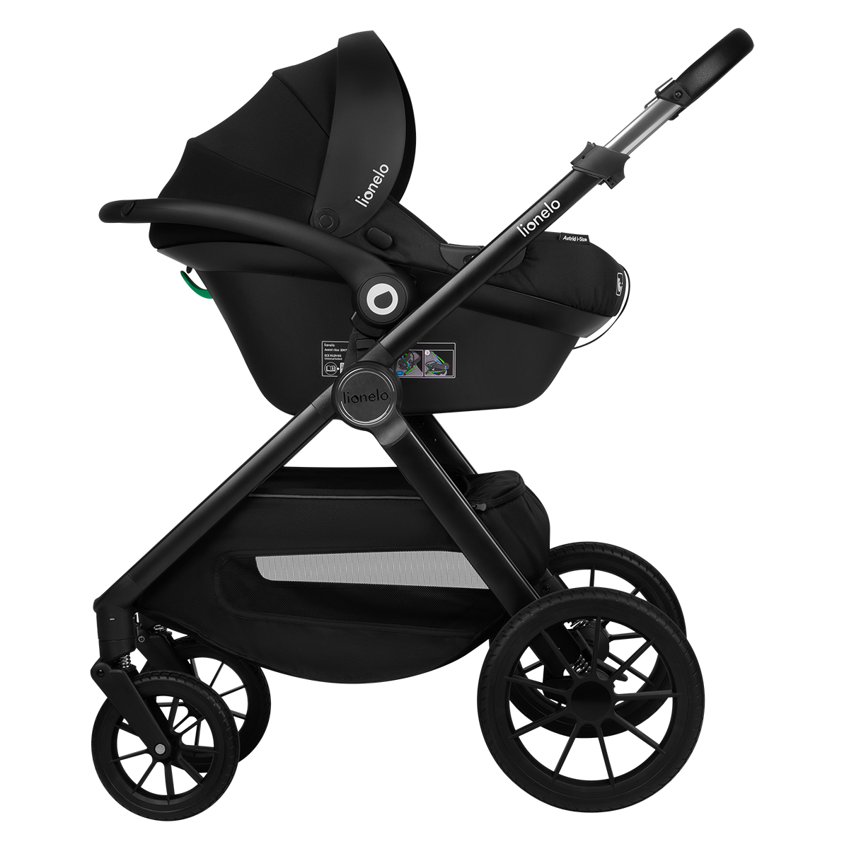 3-in-1 stroller product view 5 Lionelo Layla 3-in-1 Grey Stone