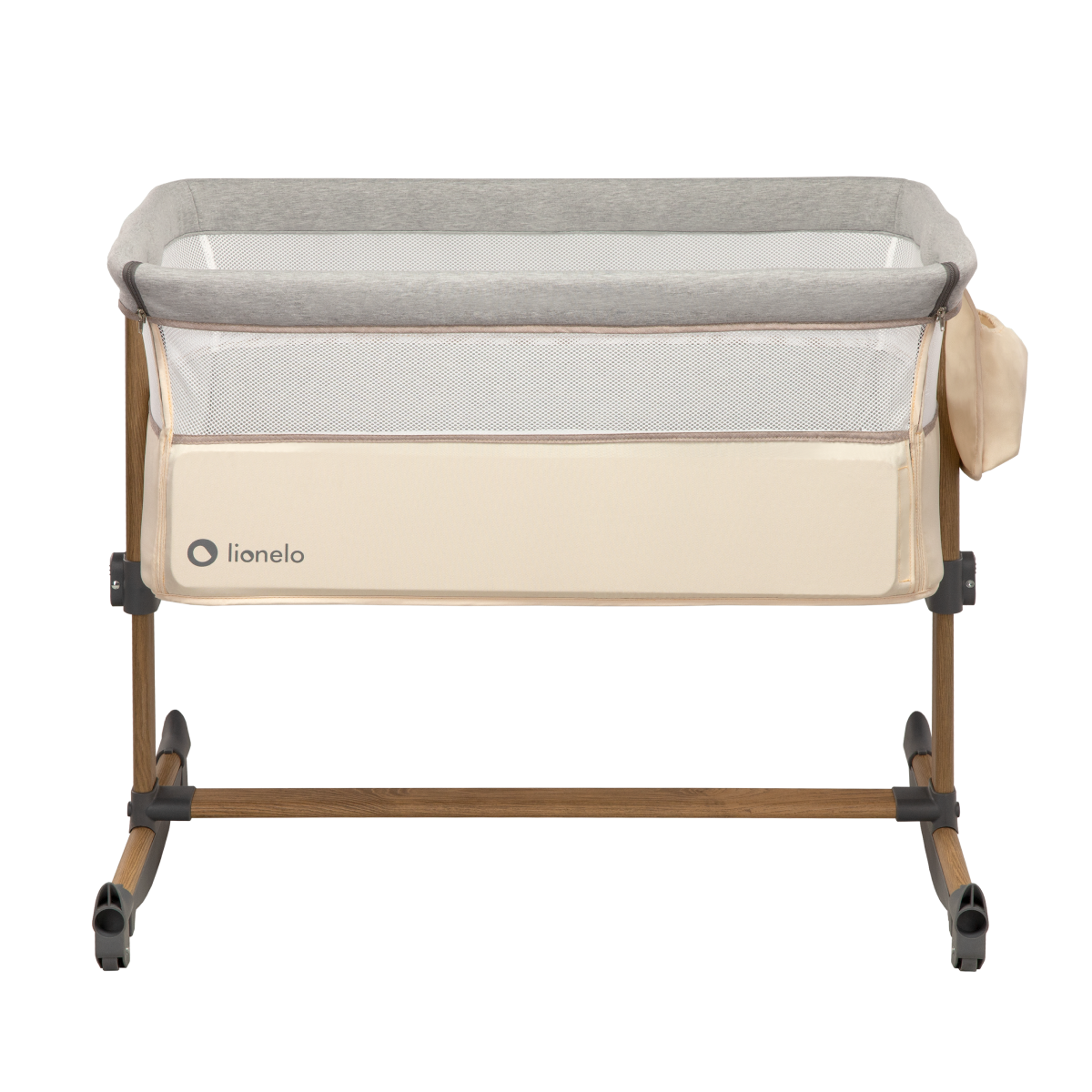 bedside crib Lionelo Leonie Plus Beige Sand