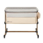 bedside crib Lionelo Leonie Plus Beige Sand