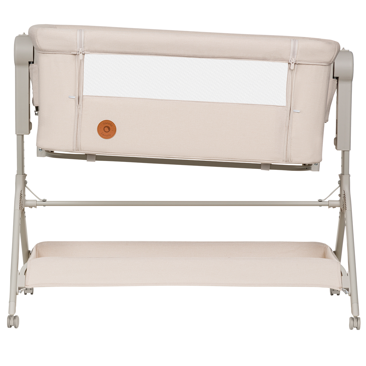 bedside crib product view 2 Lionelo Leonie Plus Beige Sand
