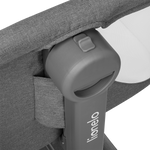 bedside crib product view 7 Lionelo Leonie Plus Grey Stone