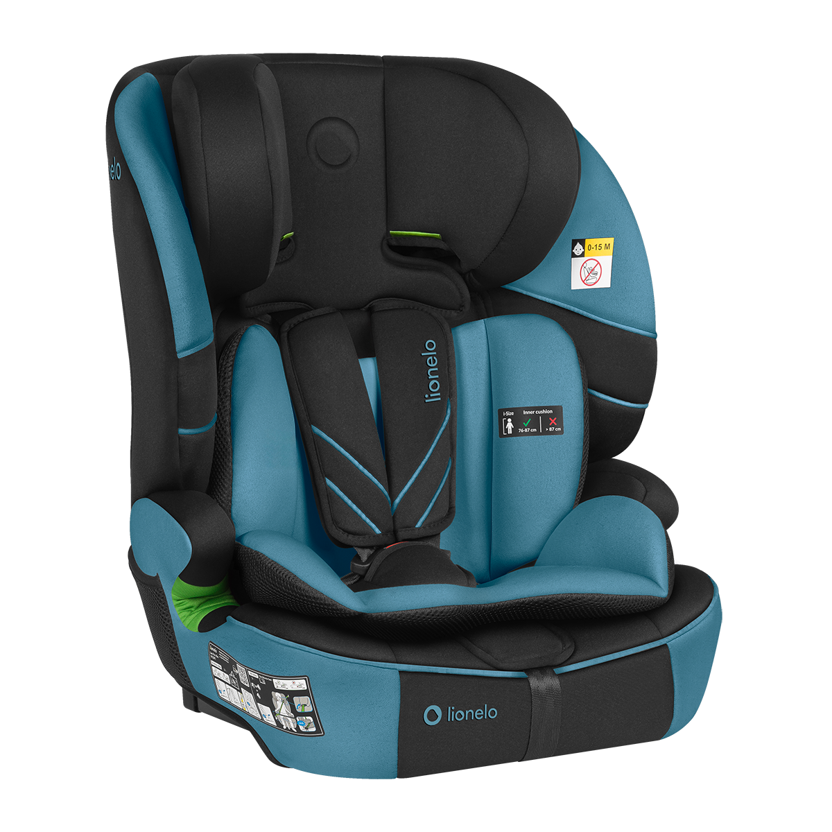 i-Size convertible car seat Lionelo Levi Fix i-Size Blue Cobalt