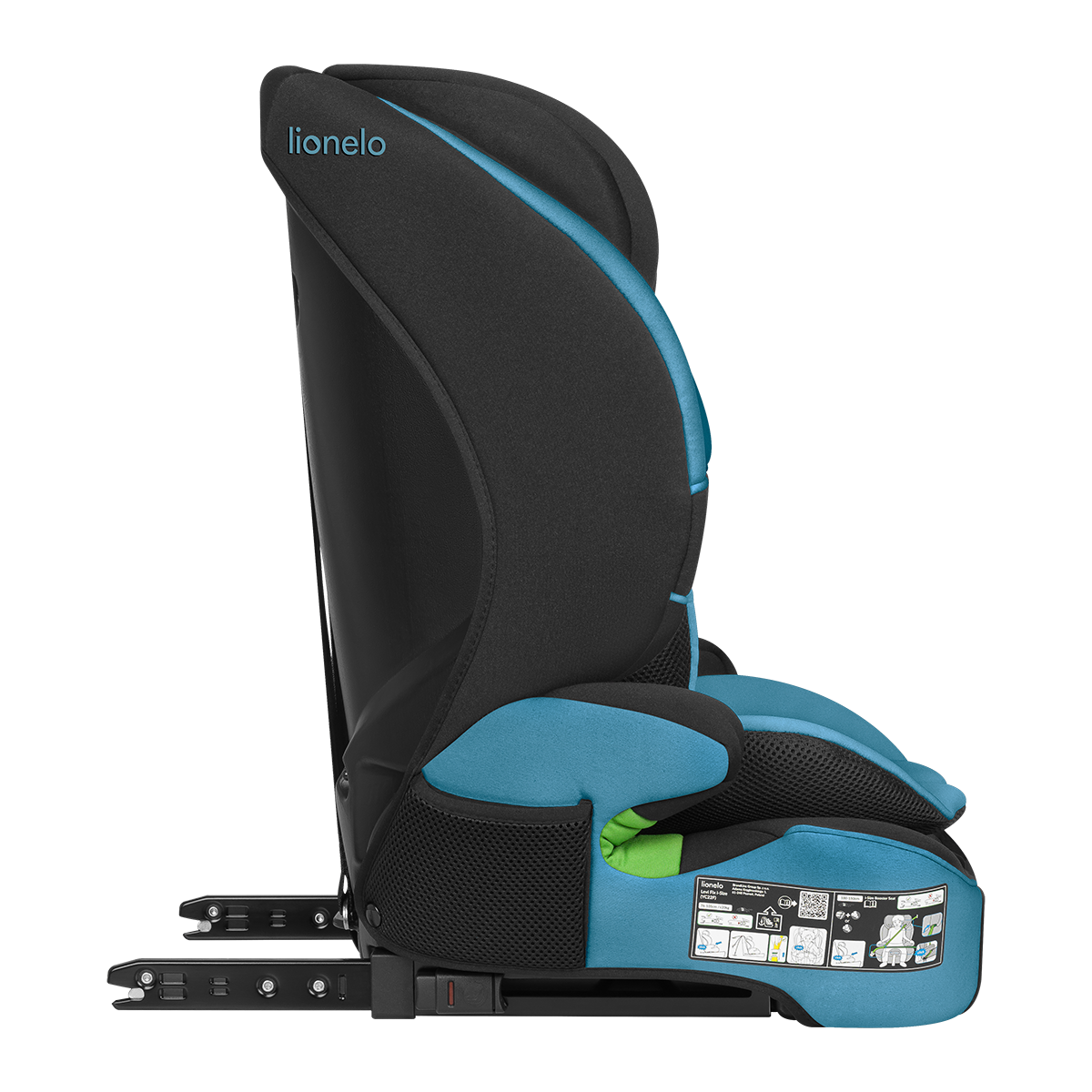 i-Size convertible car seat product view 5 Lionelo Levi Fix i-Size Blue Cobalt