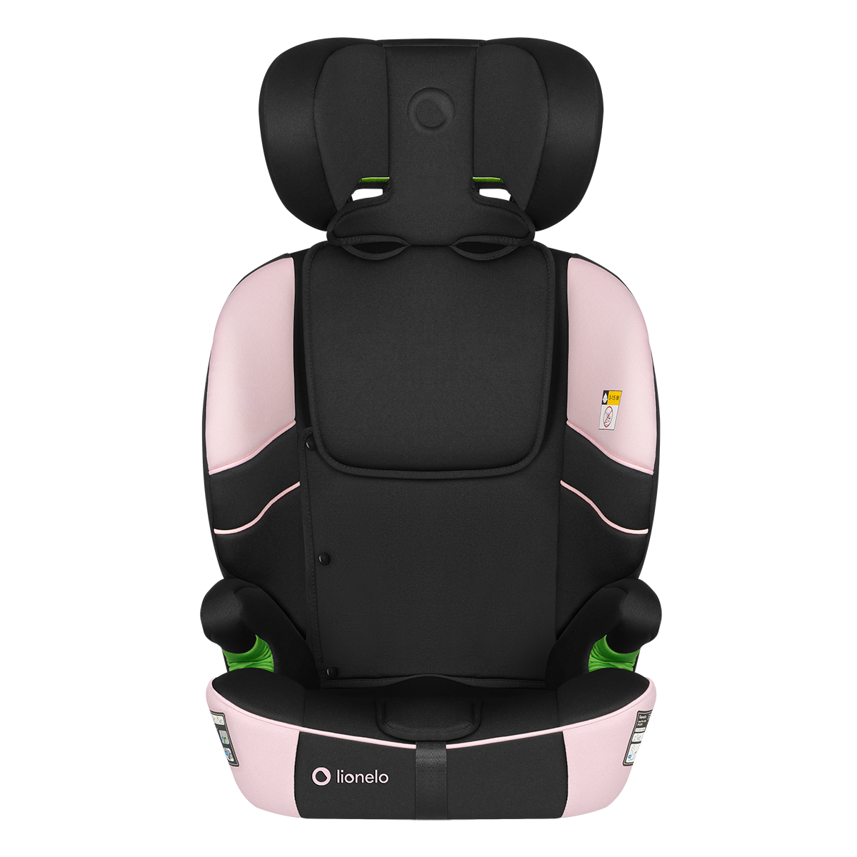 i-Size convertible car seat product view 3 Lionelo Levi Fix i-Size Pink Baby
