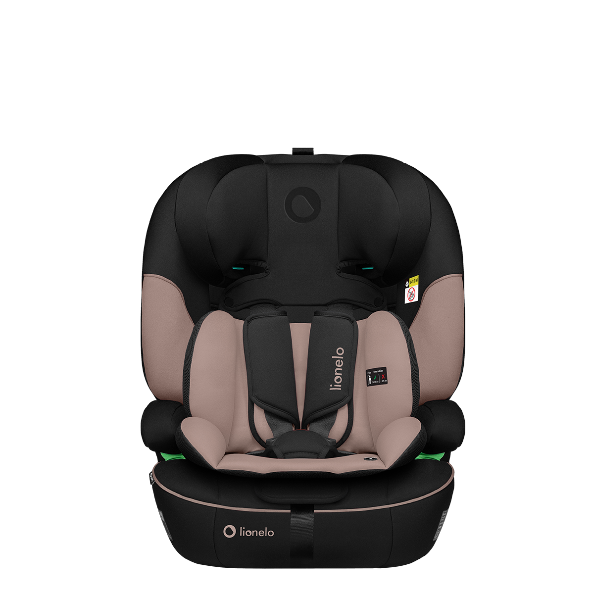 i-Size convertible car seat product view 3 Lionelo Levi i-Size Beige Latte
