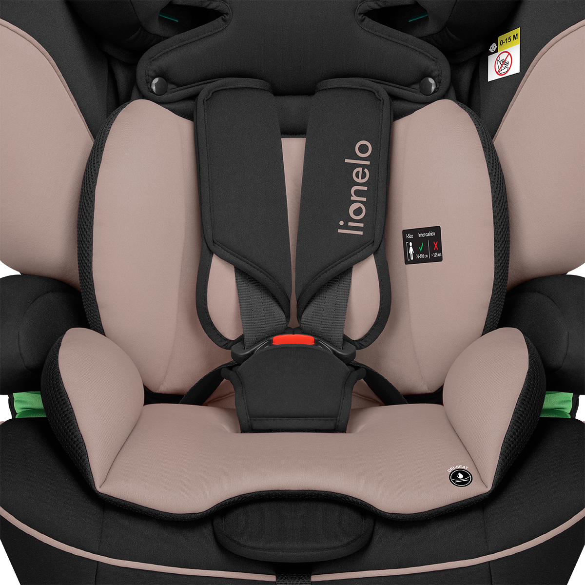 i-Size convertible car seat product view 4 Lionelo Levi i-Size Beige Latte