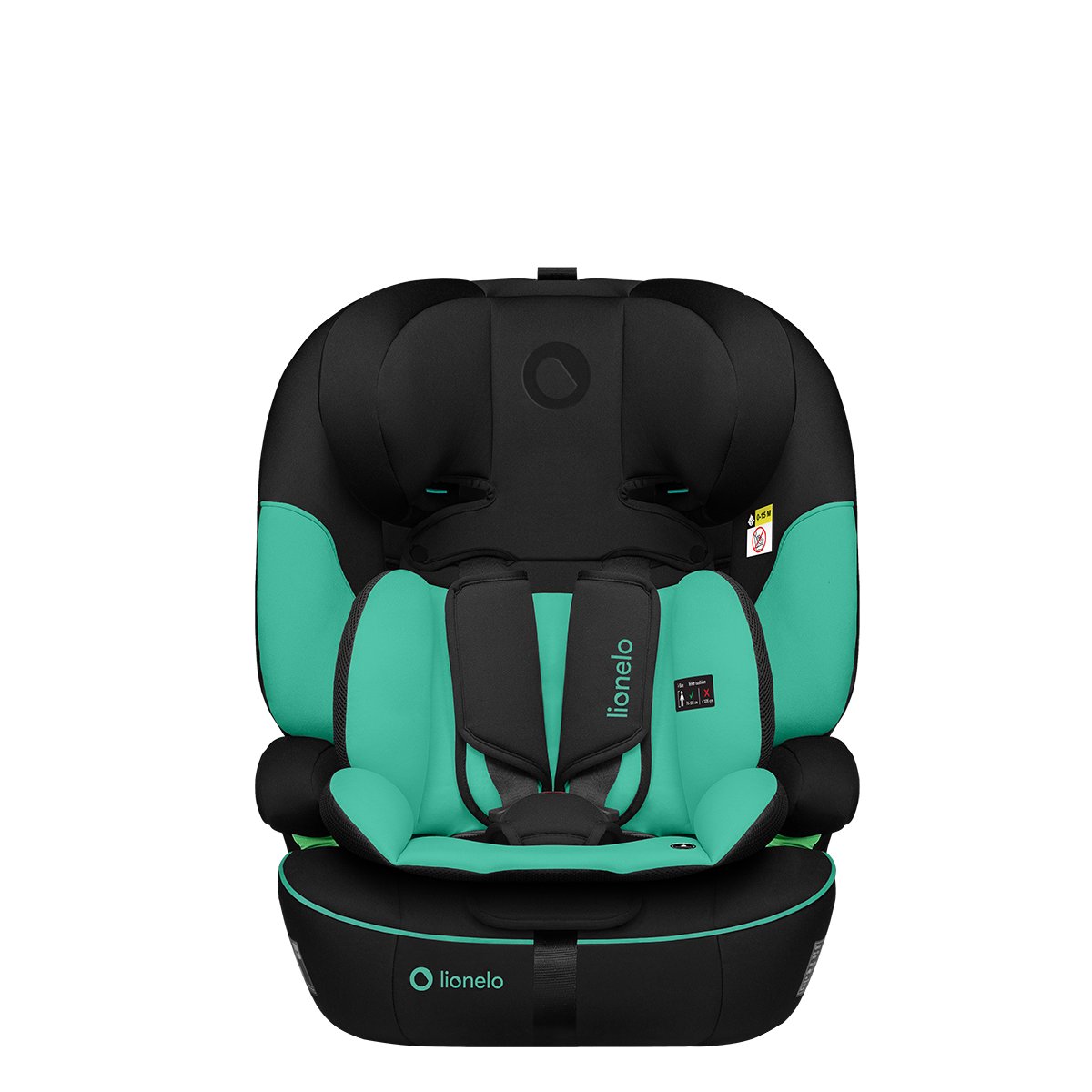i-Size convertible car seat product view 3 Lionelo Levi i-Size Green Emerald