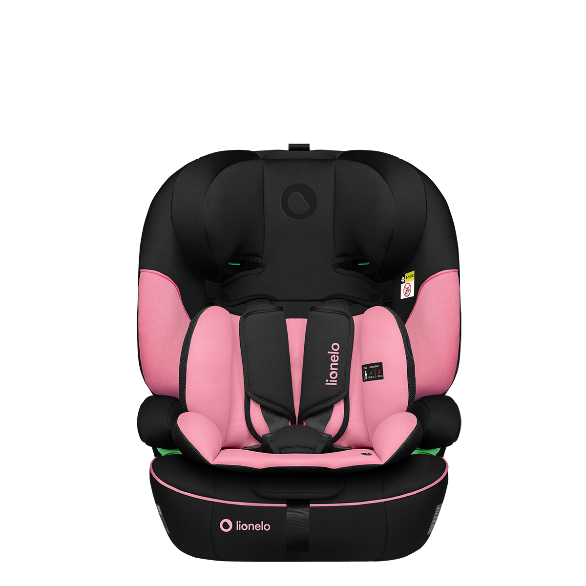 i-Size convertible car seat product view 3 Lionelo Levi i-Size Pink Baby