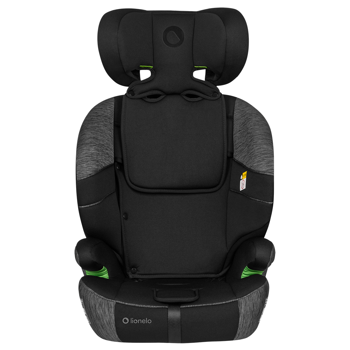 i-Size convertible car seat product view 2 Lionelo Levi One i-Size Black Grey