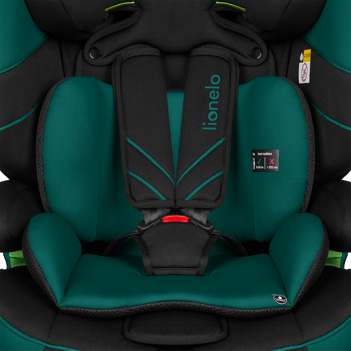 i-Size convertible car seat product view 4 Lionelo Levi One i-Size Green Forest