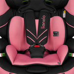i-Size convertible car seat product view 4 Lionelo Levi One i-Size Pink Rose